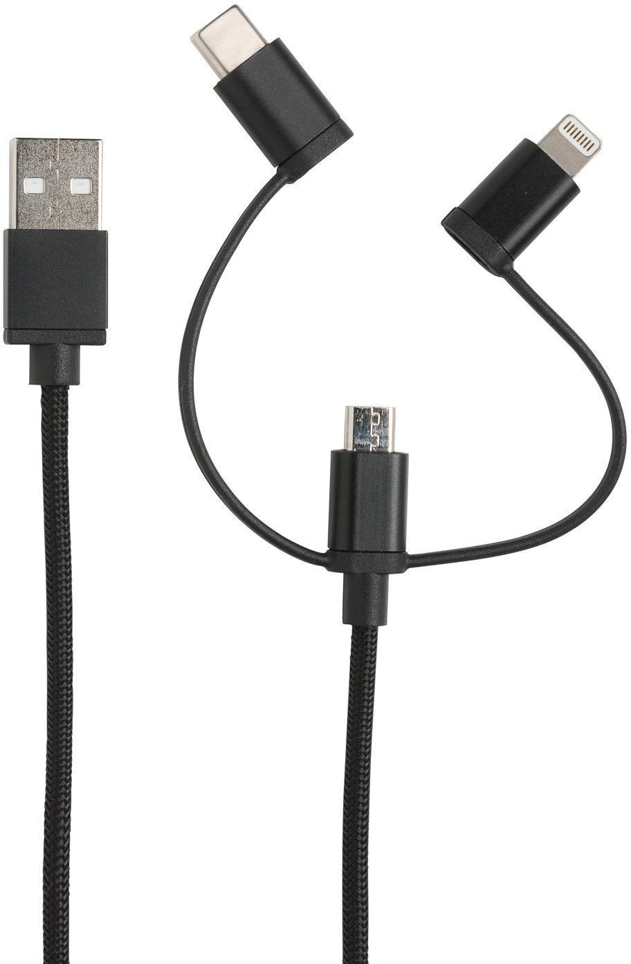 Артикул: XP302.131 — Универсальный кабель 3 в 1 с лицензией MFi