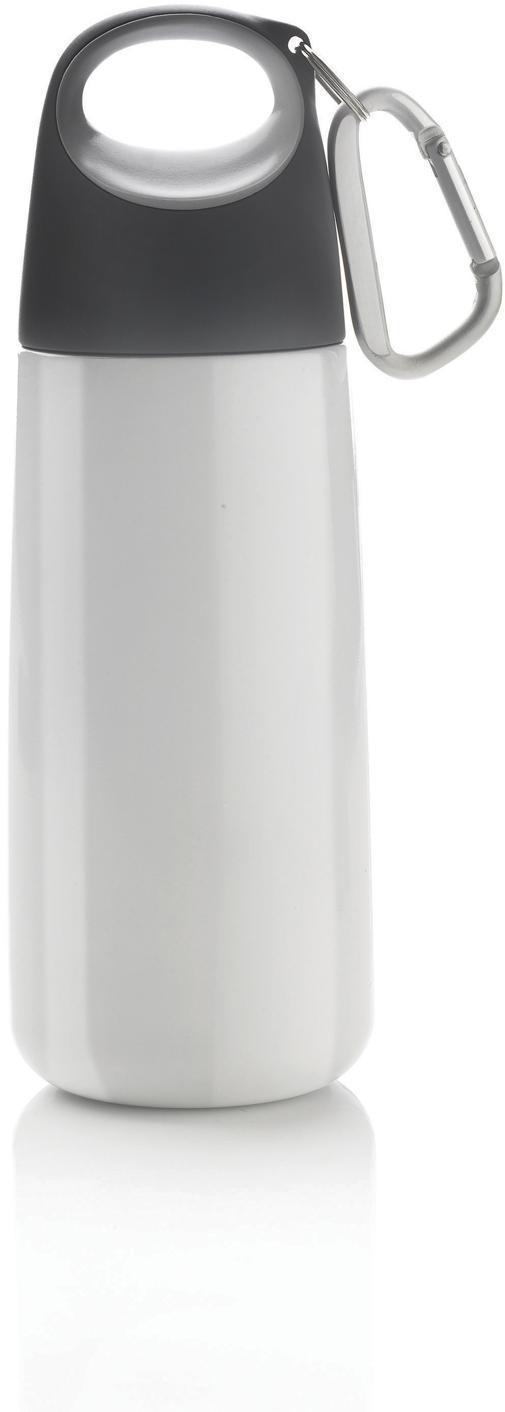 Артикул: XP436.503 — Бутылка для воды с карабином Bopp Mini, 350 мл, белый