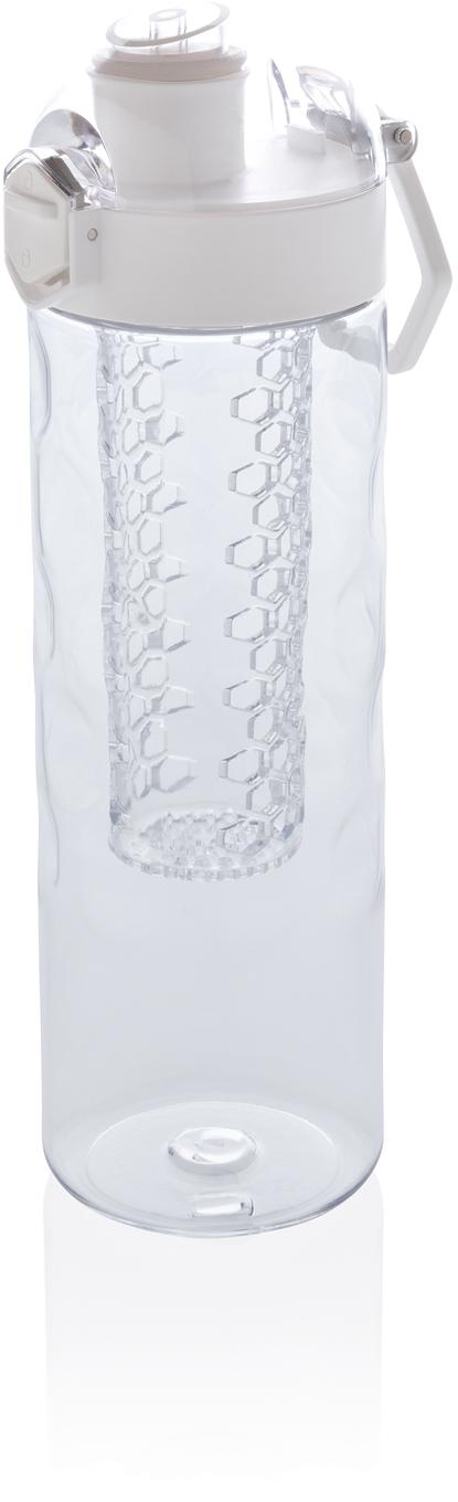 Артикул: XP436.263 — Герметичная бутылка для воды с контейнером для фруктов Honeycomb, белый