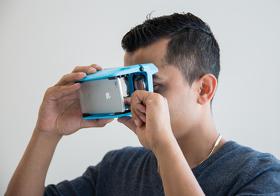 Складные очки Virtual reality, синий