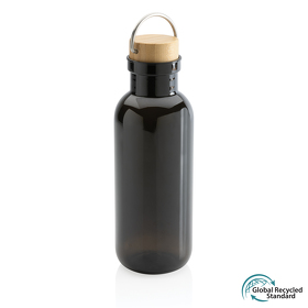 Бутылка для воды из rPET GRS с крышкой из бамбука FSC, 680 мл (XP433.261)
