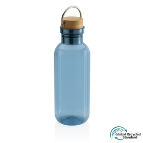 Бутылка для воды из rPET GRS с крышкой из бамбука FSC, 680 мл (XP433.265)