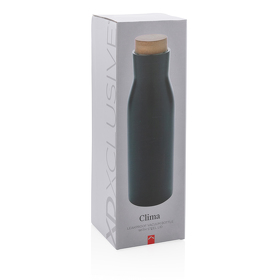 Герметичная вакуумная бутылка Clima со стальной крышкой, 500 мл