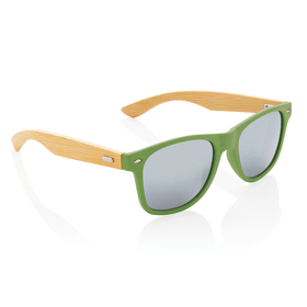 Солнцезащитные очки из переработанного пластика RCS с бамбуковыми дужками (XP453.977)