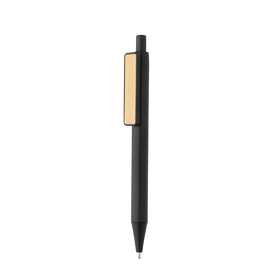 XP611.081 - Ручка из переработанного ABS-пластика GRS с бамбуковым клипом