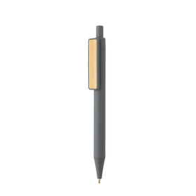 XP611.082 - Ручка из переработанного ABS-пластика GRS с бамбуковым клипом
