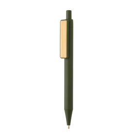XP611.087 - Ручка из переработанного ABS-пластика GRS с бамбуковым клипом