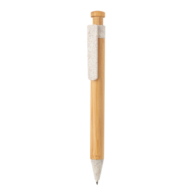 XP610.543 - Бамбуковая ручка с клипом из пшеничной соломы