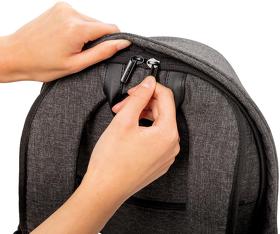 Рюкзак Cathy с тревожной кнопкой, черный