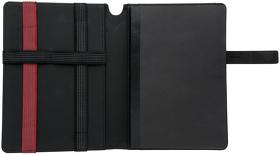 Обложка для блокнота с органайзером Kyoto A5, черный