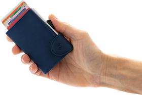 Кошелек с держателем для карт C-Secure RFID, голубой
