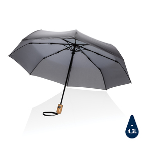 Автоматический зонт Impact из RPET AWARE™ с бамбуковой рукояткой, d94 см (XP850.612)