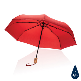 Автоматический зонт Impact из RPET AWARE™ с бамбуковой ручояткой, d94 см (XP850.614)