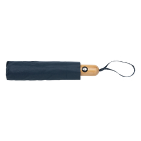 Автоматический зонт Impact из RPET AWARE™ с бамбуковой ручкой, d94 см