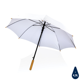 XP850.653 - Автоматический зонт-трость с бамбуковой рукояткой Impact из RPET AWARE™, d103 см