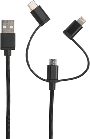 Универсальный кабель 3 в 1 с лицензией MFi (XP302.131)