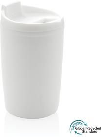 Термокружка с крышкой для кофе из переработанного полипропилена GRS, 300 мл (XP433.083)