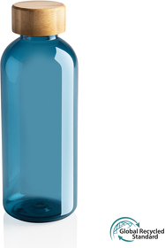 XP433.095 - Бутылка для воды из rPET (стандарт GRS) с крышкой из бамбука FSC®