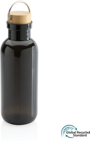 XP433.261 - Бутылка для воды из rPET GRS с крышкой из бамбука FSC, 680 мл