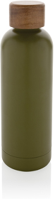 XP435.537 - Термобутылка Wood из переработанной нержавеющей стали RCS, 500 мл