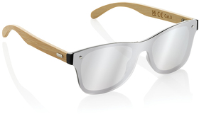 Солнцезащитные очки Prism из переработанного пластика RCS с бамбуковыми дужками (XP453.8509)