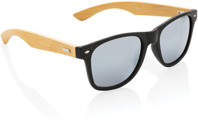 Солнцезащитные очки из переработанного пластика RCS с бамбуковыми дужками (XP453.971)