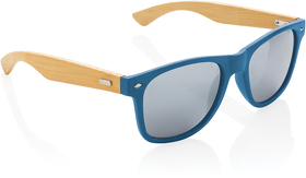 Солнцезащитные очки из переработанного пластика RCS с бамбуковыми дужками (XP453.975)