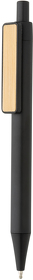 Ручка из переработанного ABS-пластика GRS с бамбуковым клипом (XP611.081)