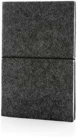 Блокнот в мягкой обложке из переработанного фетра (стандарт GRS), А5 (XP774.471)