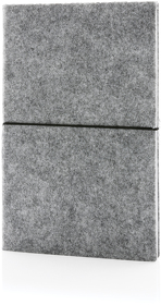 XP774.472 - Блокнот в мягкой обложке из переработанного фетра (стандарт GRS), А5