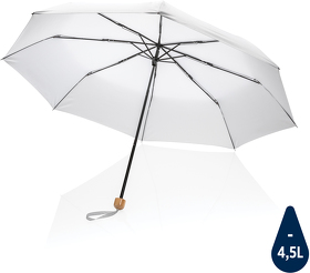 XP850.573 - Компактный зонт Impact из RPET AWARE™ с бамбуковой рукояткой, d96 см
