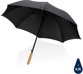 Автоматический зонт-трость с бамбуковой рукояткой Impact из RPET AWARE™, d103 см (XP850.651)