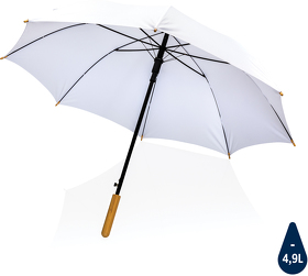 Автоматический зонт-трость с бамбуковой рукояткой Impact из RPET AWARE™, d103 см (XP850.653)