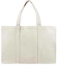 Большая сумка-шоппер VINGA Hilo из переработанного неокрашенного канваса AWARE™, 400 г/м² (XV762013)