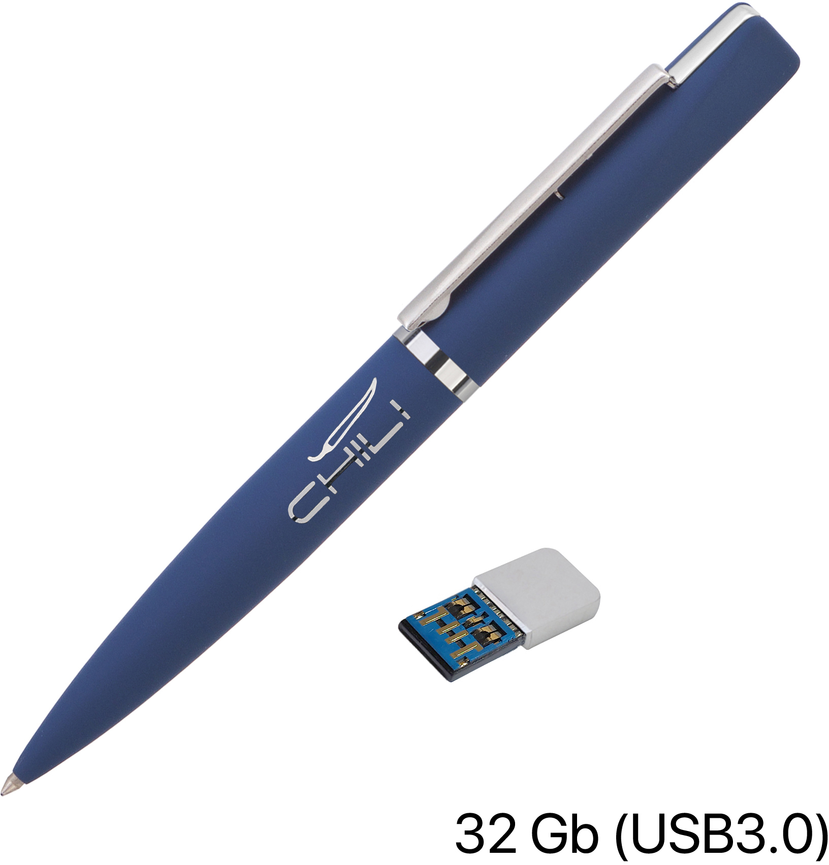 Артикул: E6828-21S/32Gb3 — Ручка шариковая "Callisto" с флеш-картой 32Gb (USB3.0), покрытие soft touch