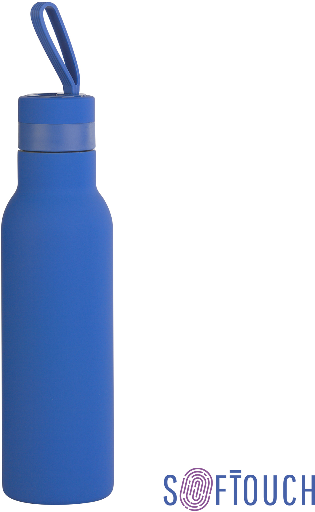 Артикул: E6358-2 — Бутылка для воды "Фитнес" 700 мл, покрытие soft touch