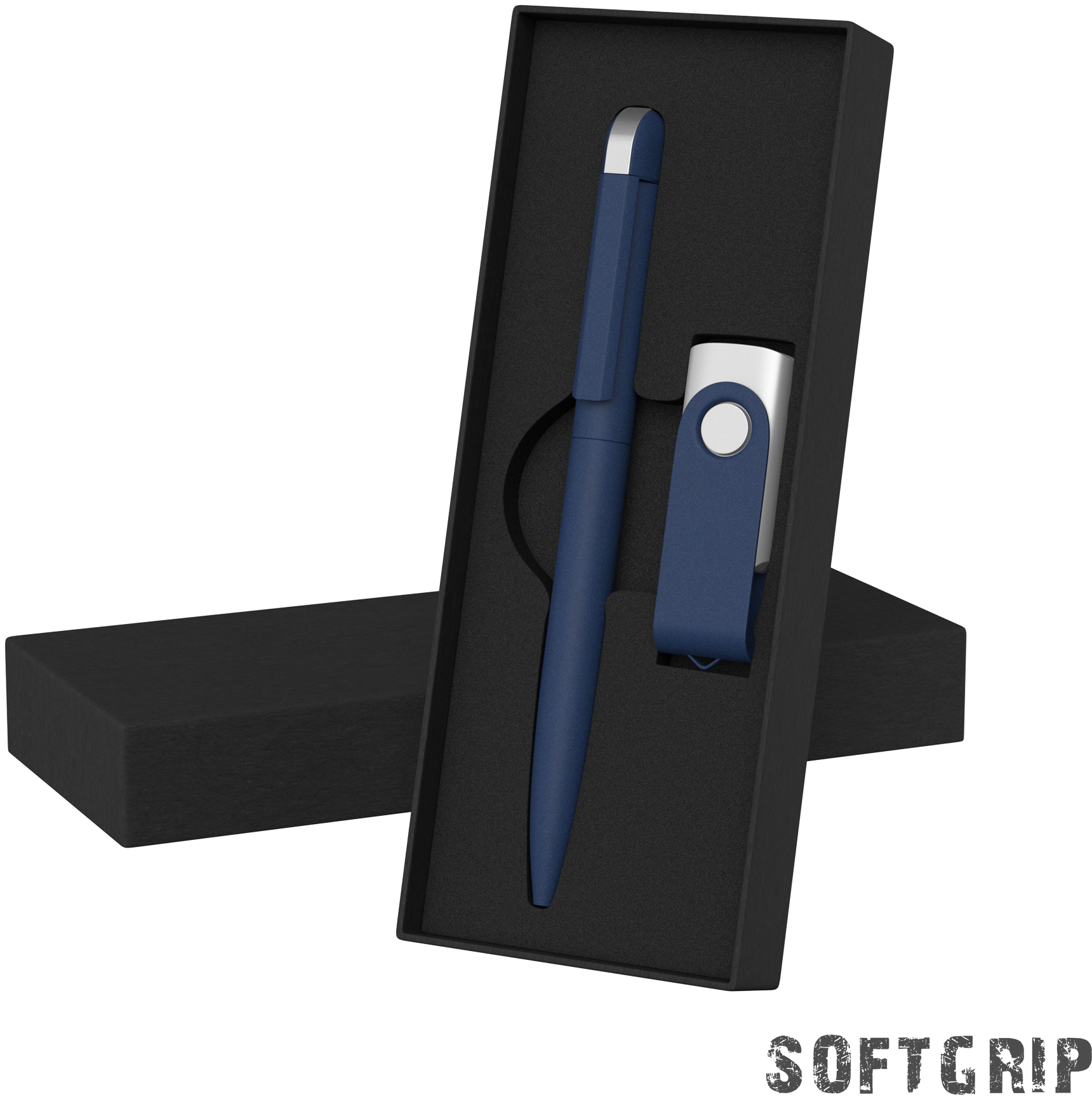 Артикул: E6971-21/16Gb — Набор ручка + флеш-карта 16 Гб в футляре,  покрытие softgrip