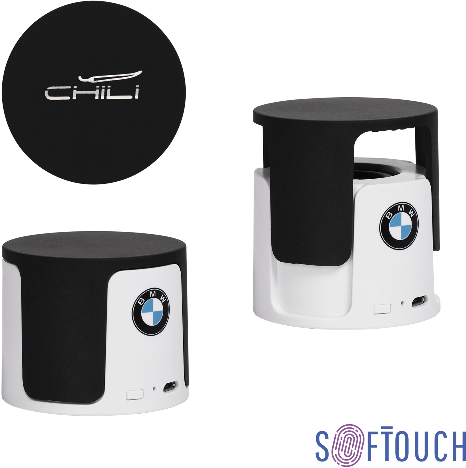 Артикул: E6891-1/3 — Беспроводная Bluetooth колонка "Echo", покрытие soft touch