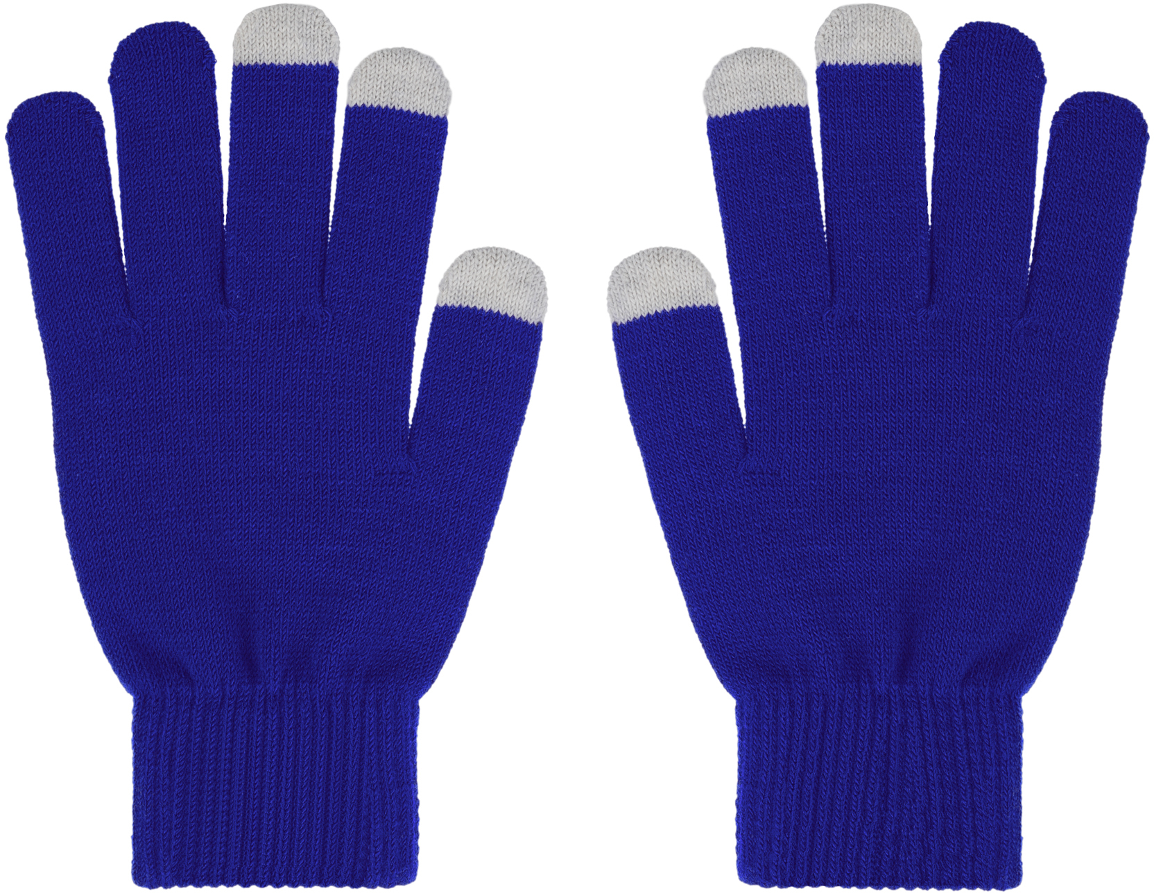 Артикул: E6768-2 — Перчатки женские для работы с сенсорными экранами, синие#