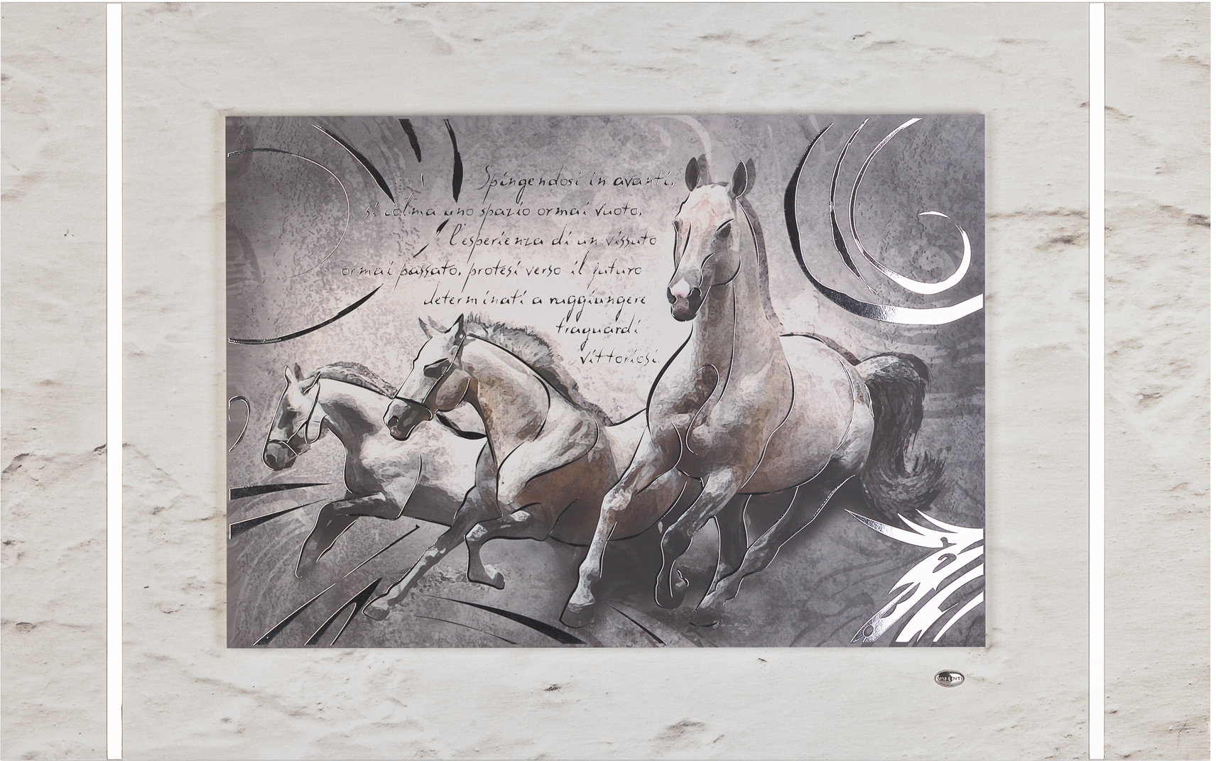 Артикул: E18135 — Картина "Бегущие кони"