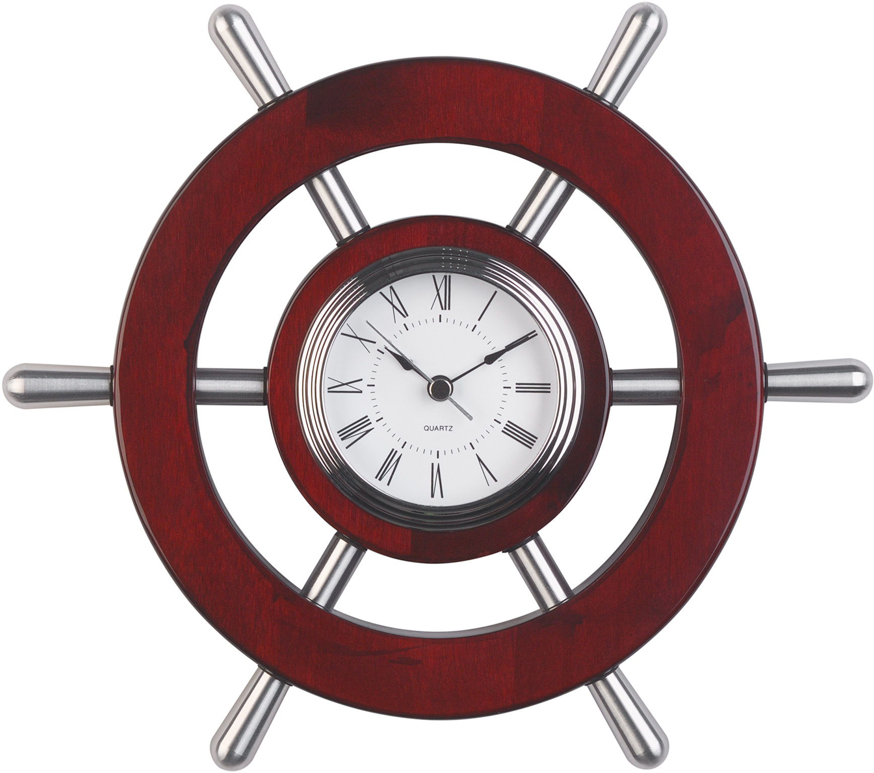 Артикул: E3326 — Настенные часы "Штурвал"