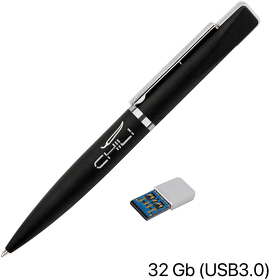 E6828-3S/32Gb3 - Ручка шариковая "Callisto" с флеш-картой 32Gb (USB3.0), покрытие soft touch