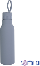 E6358-7 - Бутылка для воды "Фитнес" 700 мл, покрытие soft touch