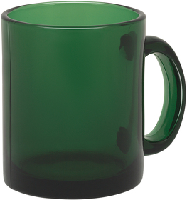 Кружка стеклянная зеленая (E6811-6)