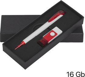 E70120-1/4T/16Gb - Набор ручка + флеш-карта 16Гб в футляре