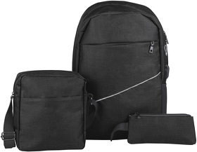 Набор "TRIO" 3в1: рюкзак, сумка, несессер (E7442-3)