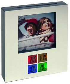 Фоторамка с электронными часами "En Vogue" (E3430)