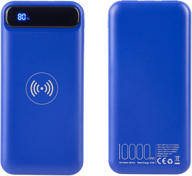 Беспроводное зарядное устройство "Quantum", 10000 mAh с цифровым индикатором заряда (E9618-2)