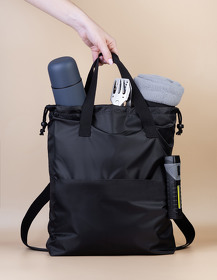 Сумка-рюкзак "Carry", серый с бирюзовым (E9950-3)