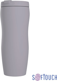 Термостакан "Монтана", покрытие soft touch, 0,4 л., черный (E6329-7)